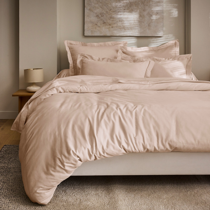 Satin de coton 120 fils/cm² Rose Blush