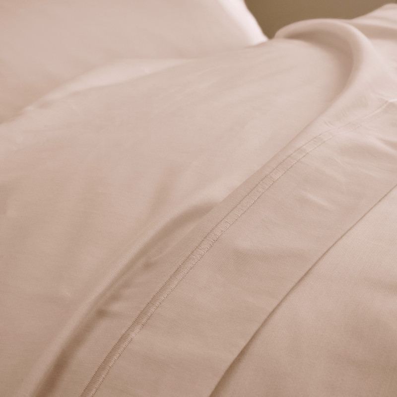 Satin de coton 120 fils/cm² Rose Blush