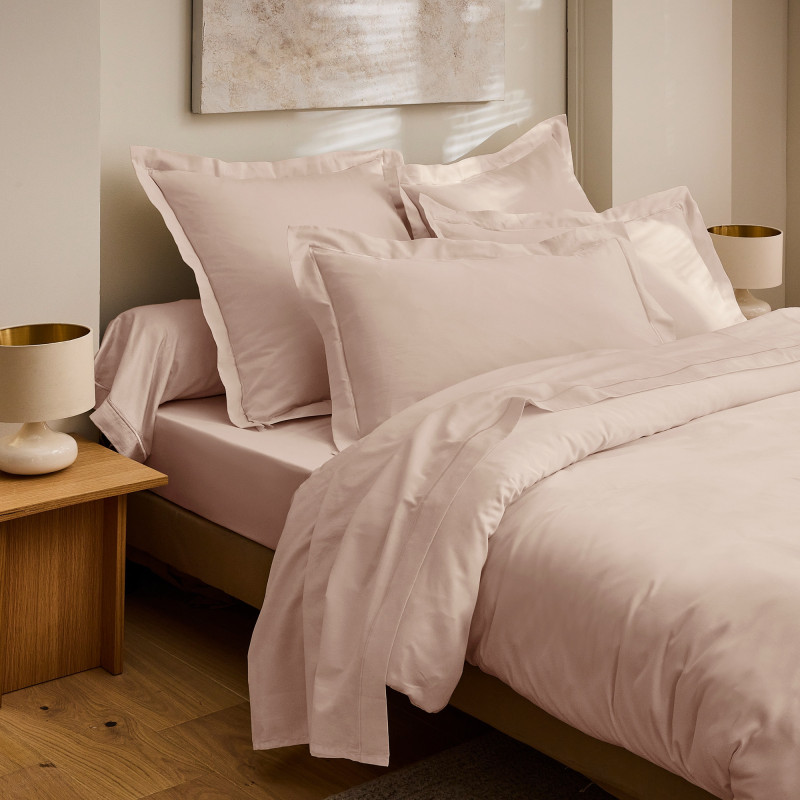 Satin de coton 120 fils/cm² Rose Blush