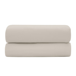 Satin de coton 120 fils/cm² Sable