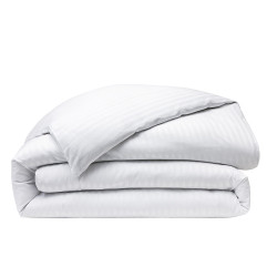 Satin de coton Peigné 120 fils/cm² avec fines rayures