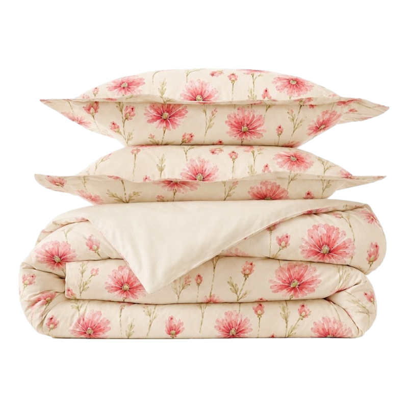 Collection "Anaëlle" Coquelicot Rose Pétale