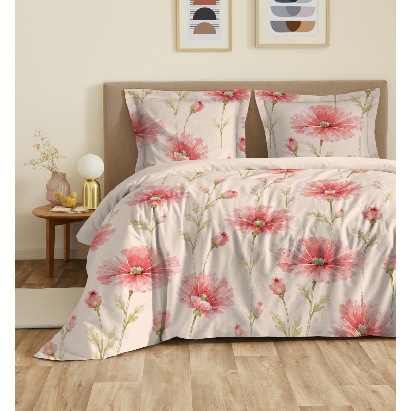 Collection "Anaëlle" Coquelicot Rose Pétale