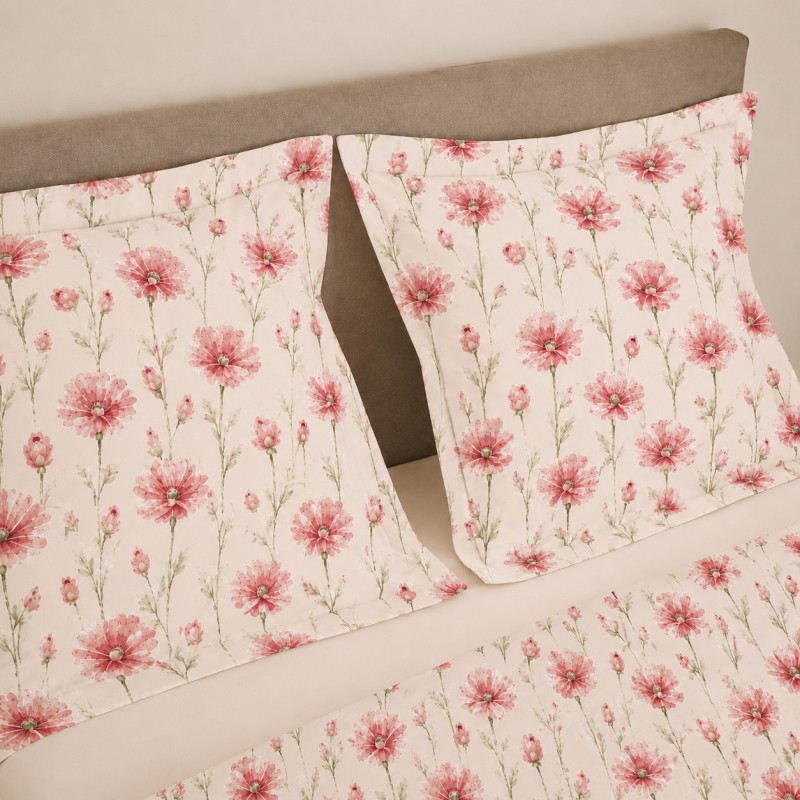 Collection "Anaëlle" Coquelicot Rose Pétale